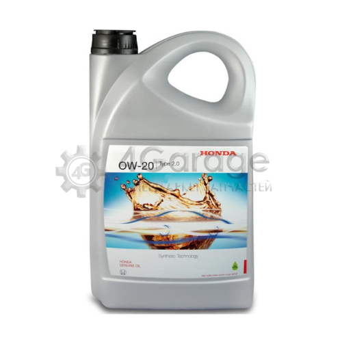 HONDA 08232P99K4LHE HONDA ENGINE OIL 0W20 SN/GF 5 (Европа) / Моторное масло синтетическое (4л)