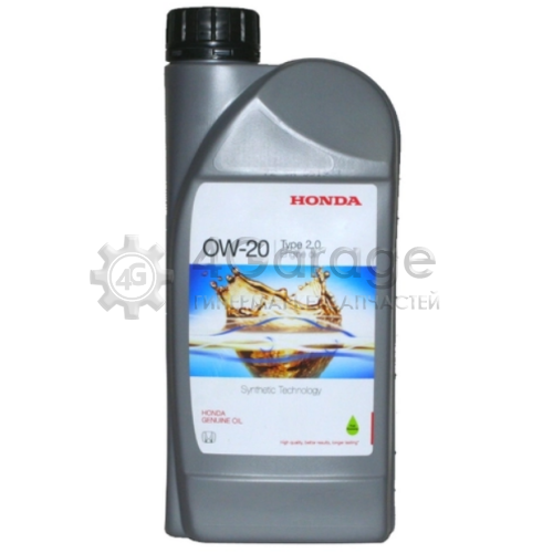 HONDA 08232P99K1LHE HONDA ENGINE OIL 0W20 SN/GF 5 (Европа) / Моторное масло синтетическое (1л)