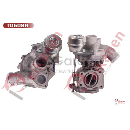 Турбокомпрессор BORGWARNER [восст в Reikanen] для PEUGEOT/CITROEN EP6DT [гар 6 мес] T0608R REIKANEN T0608R в Нижнем Новгороде