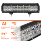 AIRLINE ALED050 Фара светодиод.(балка)двухрядная, 24 LED комбинир. свет, 72W, (300х78х65) 12/24V