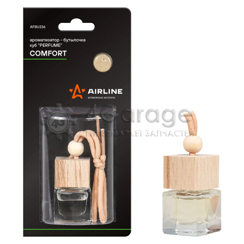 Ароматизатор бутылочка куб Airline Perfume comfort AIRLINE AFBU236 в Москве