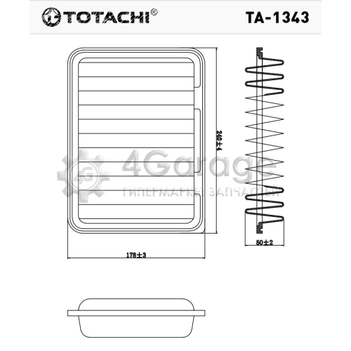TOTACHI TA 1343 A 1013 17801 21050 MANN C 24 005 TOTACHI TA1343 в Ростове-на-Дону