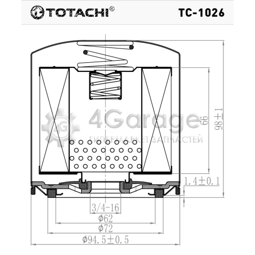 TOTACHI TC 1026 C 103 15601 96001 MANN W 920/80 TOTACHI TC1026 в Нижнем Новгороде