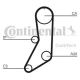 CONTITECH CT643 Ремень ГРМ CONTITECH в Красноярске