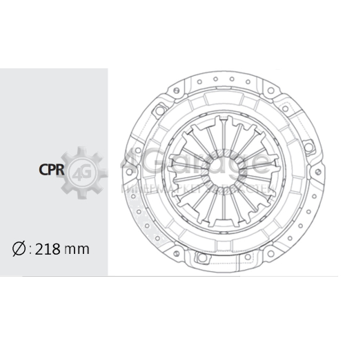 VALEO PHC DWC23 Корзина сцепления