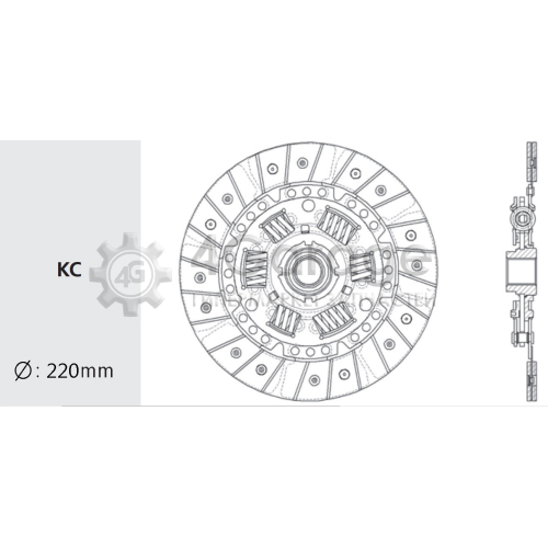 Диск сцепления [220 mm] VALEO PHC HA13 в Нижнем Новгороде