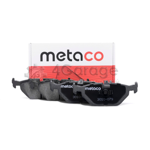 METACO 3010079 Колодки тормозные задние дисковые в Красноярске