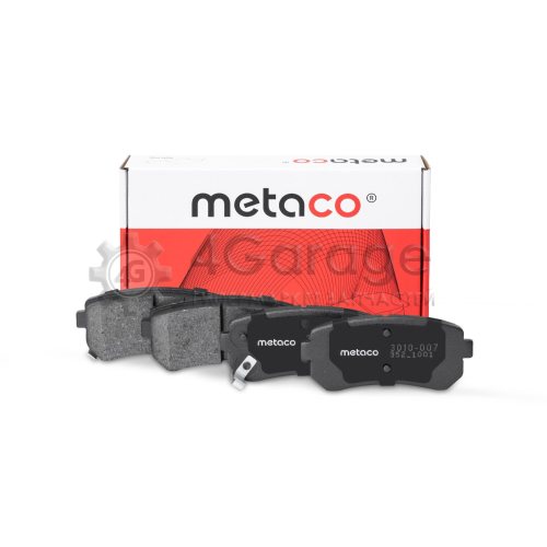 Колодки тормозные задние дисковые METACO 3010007 в Москве