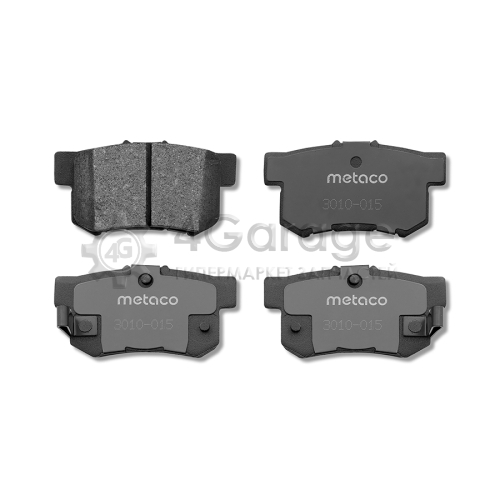METACO 3010015 Колодки тормозные задние дисковые в Красноярске