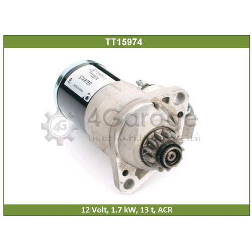 TESLA TECHNICS TT15974 Стартер TT (2008-07) Nissan Altima (Teana) 2.5L в Красноярске