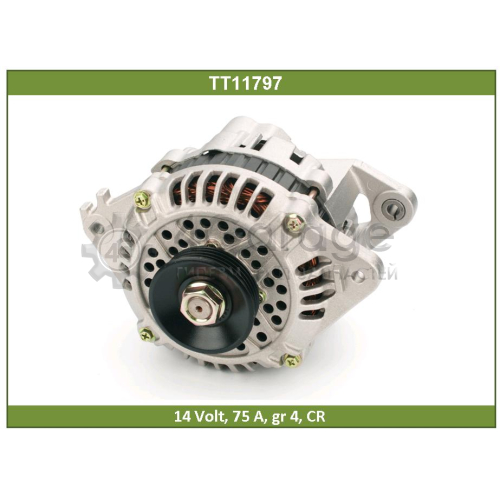 Генератор TT 12V 65-75A Mitsubishi Galant 2L СМОТРИ JA1167IR TESLA TECHNICS TT11797 в Москве