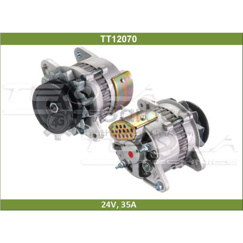 Генератор TT 24V 35A FORKLIFT, EXCAVATOR ISUZU 4BD1T ENGINE TESLA TECHNICS TT12070 в Москве