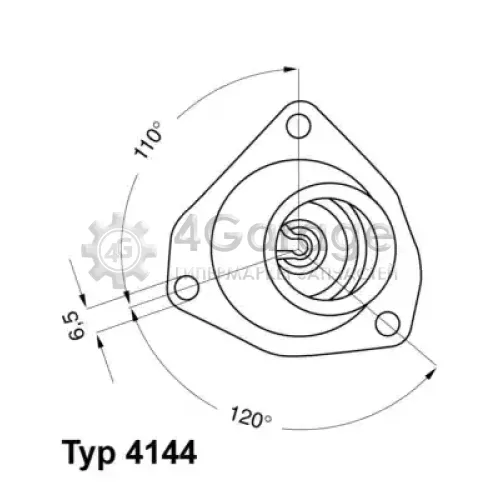 WAHLER 414492D Термостат [с прокл.] [92°C]