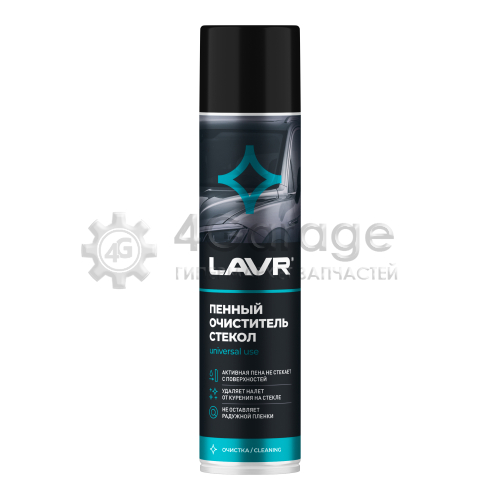 LAVR LN1621 LAVR Пенный очиститель стекол, 400 мл