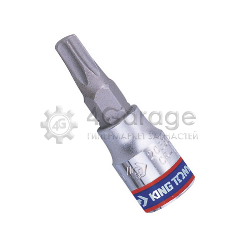 Насадка (бита) торцевая 1/4" TORX T20 L = 37 мм с отверстием KING TONY 203720 в Москве