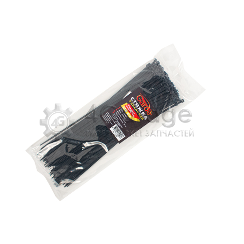 Хомут пластмассовый 4х300 ленточный Garde 100шт черный BL4300 GARDE BL4300 в Ростове-на-Дону