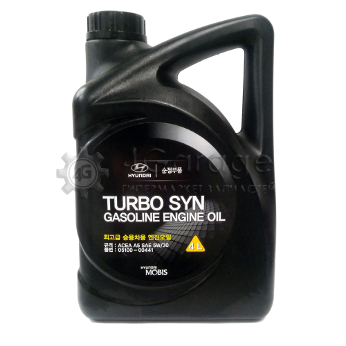 KIA/HYUNDAI 0510000441 Моторное масло Hyundai Turbo SYN Gasoline Engine Oil 5W 30 4л