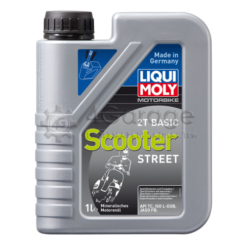 LIQUI MOLY: Мин. мот.масло д/скутеров Motorbike 2T Basic Scooter Street TC (1л) LIQUI MOLY 1619 в Нижнем Новгороде