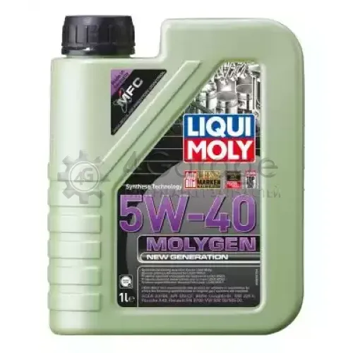 LIQUI MOLY 8576 LIQUI MOLY: LIQUI MOLY Molygen New Generation 5W40 1L МАСЛО МОТОРНОЕ\ API SN/CF ACEA A3/B4