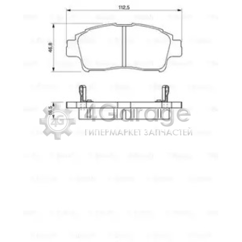 BOSCH 0986424535 Тормозные колодки 0986424535