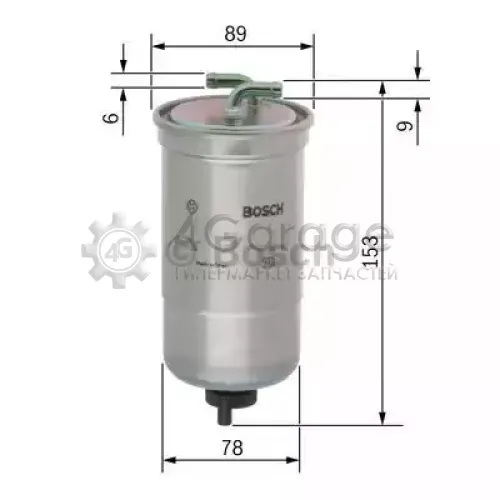 BOSCH 0450906172 Фильтр топливный