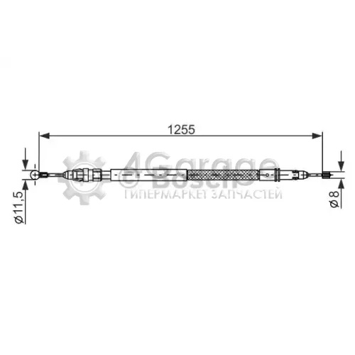 BOSCH 1987482235 Трос стоян торм