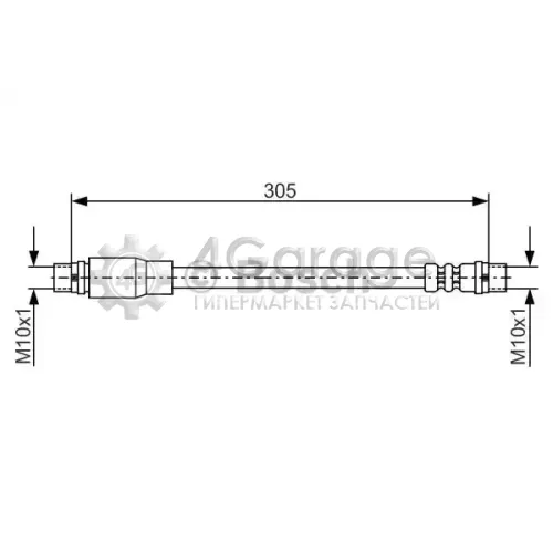 BOSCH 1987476171 Шланг тормозной