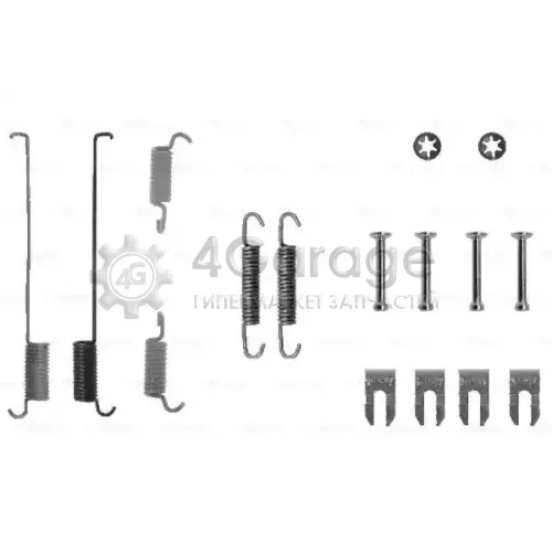 BOSCH 1987475219 К т уст. барабан торм колодок