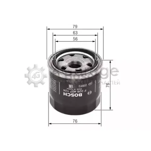 BOSCH F026407124 Фильтр масляный