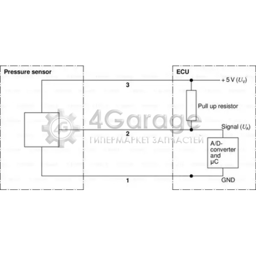 BOSCH 0281002842 Датчик давления 0281002842