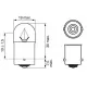 Лампа TRUCKLIGHT R5W 24V 5W 1987302510 BOSCH 1987302510 в Нижнем Новгороде