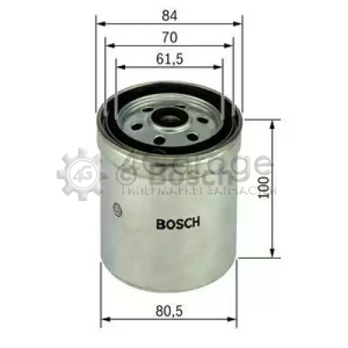 BOSCH 1457434123 Фильтр топливный 1457434123