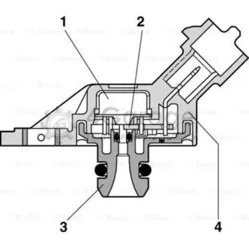 BOSCH 0261230110 Датчик давления и температуры 0261230110