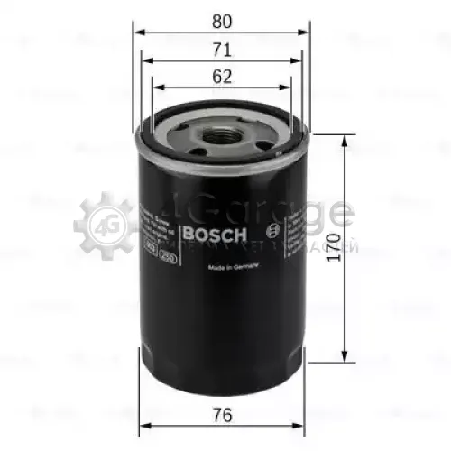 BOSCH 0451103249 Фильтр масляный 0451103249