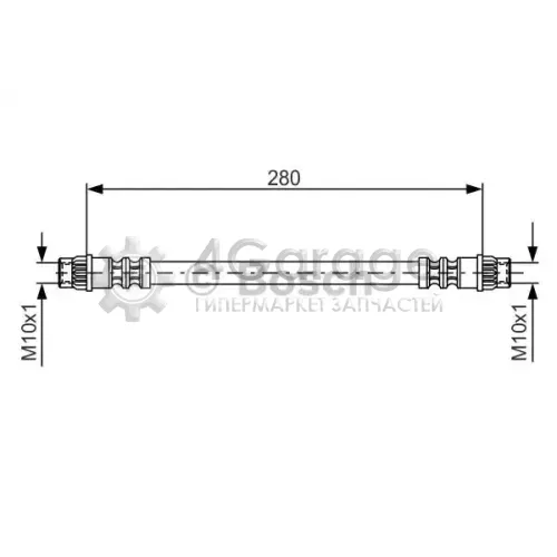 BOSCH 1987476517 Тормозной шланг