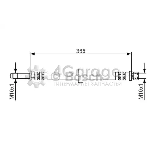 BOSCH 1987476851 Шланг тормозной