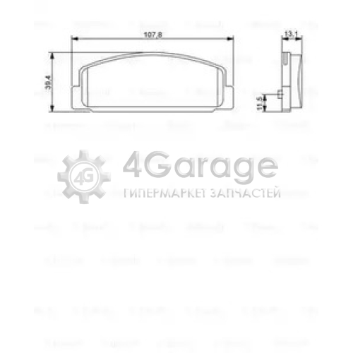 BOSCH 0986424817 Тормозные колодки 0986424817