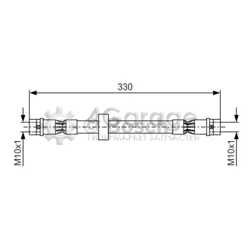 BOSCH 1987476410 Шланг тормозной