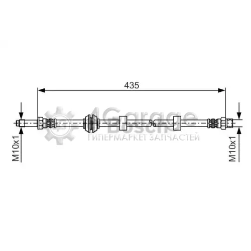BOSCH 1987476415 Шланг тормозной