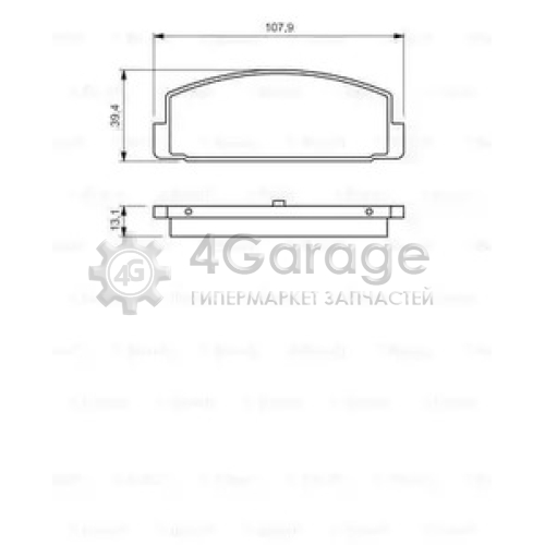 BOSCH 0986424295 Тормозные колодки 0986424295