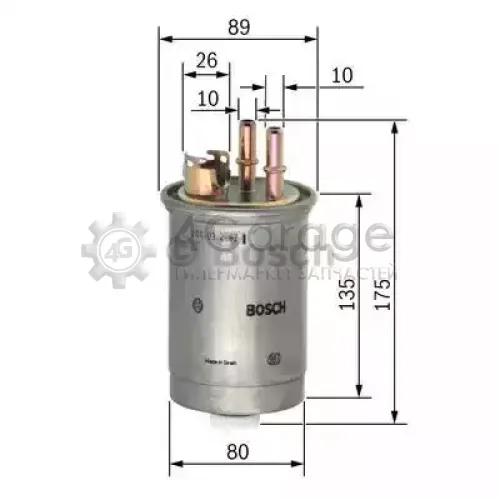 BOSCH 0450906357 Фильтр топливный 0450906357