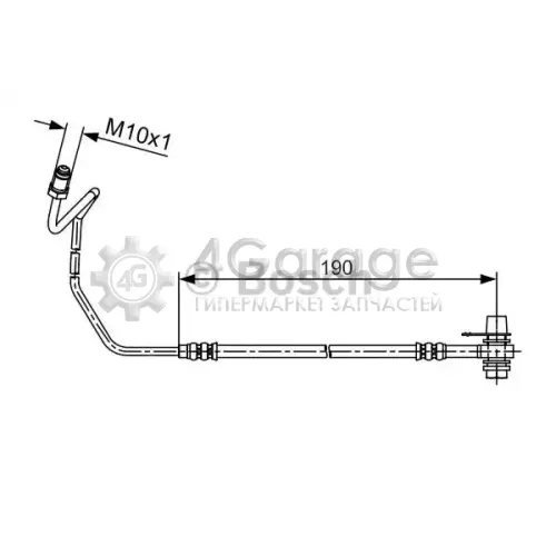 BOSCH 1987481535 Шланг тормозной