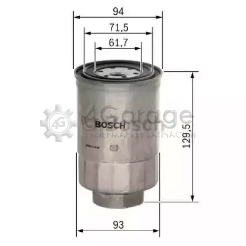 BOSCH 1457434453 Фильтр топливный