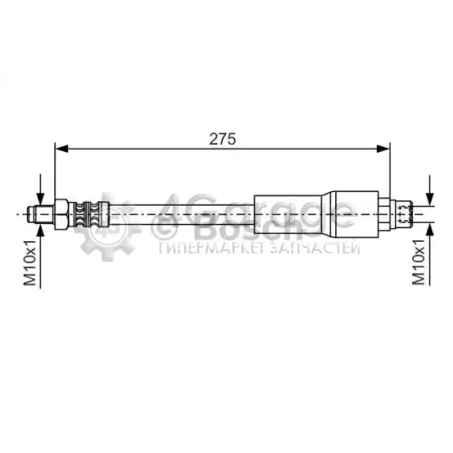 BOSCH 1987476649 Тормозной шланг