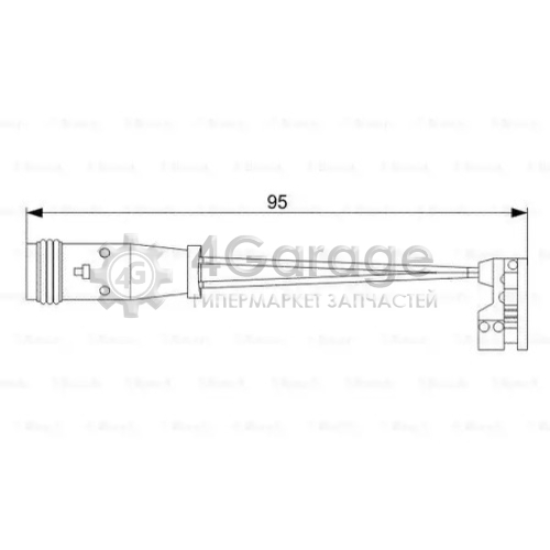 BOSCH 1987473006 Датчик износа торм колодок