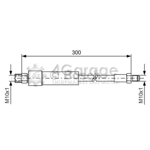 BOSCH 1987476074 Шланг тормозной