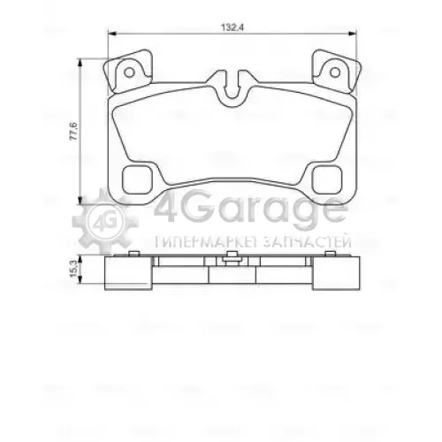 BOSCH 0986494205 Комплект тормозных колодок дисковый тормоз