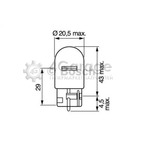 BOSCH 1987302251 Лампа накаливания