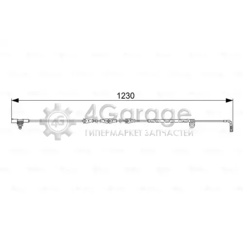 Датчик износа торм.колод. Range Rover Sport 05 BOSCH 1987473022 в Ростове-на-Дону
