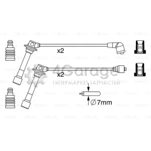 BOSCH 0986357241 Провода в/в к т